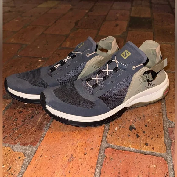 Salomon TA4 Trail Running Shoes Men’s 8.5 Hiking Sneakers Quicklace Like New - Picture 2 of 11